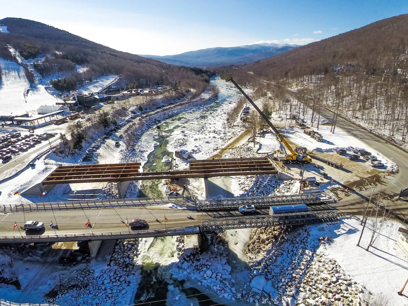 Loon Mountain Road Bridge Progress Update HEB Engineers